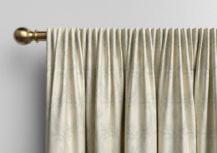 Trellis Prints, Vine and Bloom Romsey Bud Green - Made to Measure Curtains - Image 9